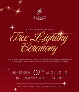 JS Luwansa Hotel and Convention Center Celebrate the Tree Lighting Ceremony