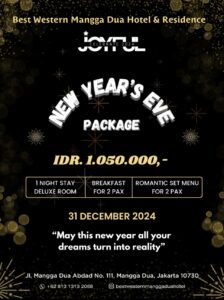 Rayakan New Year’s Eve di Best Western Mangga Dua Hotel & Residence