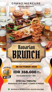 Bavarian Brunch & Halloween Bar Take Over, Makan Sepuasnya di Catappa Restaurant Hotel Grand Mercure Jakarta Kemayoran