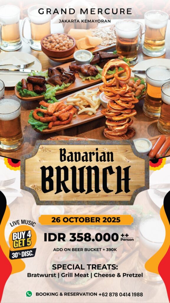 Bavarian Brunch, Catappa Restaurant Grand Mercure Jakarta Kemayoran.