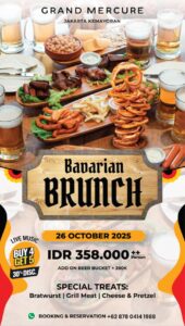 Bavarian Brunch & Halloween Bar Take Over, Makan Sepuasnya di Catappa Restaurant Hotel Grand Mercure Jakarta Kemayoran