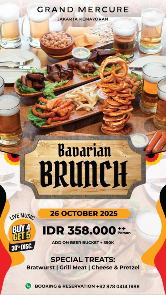 Bavarian Brunch, Catappa Restaurant Grand Mercure Jakarta Kemayoran