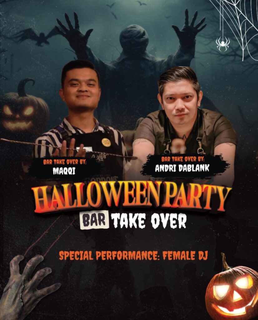 Halloween Party, Plumeria Lounge menghadirkan Bar Take Over