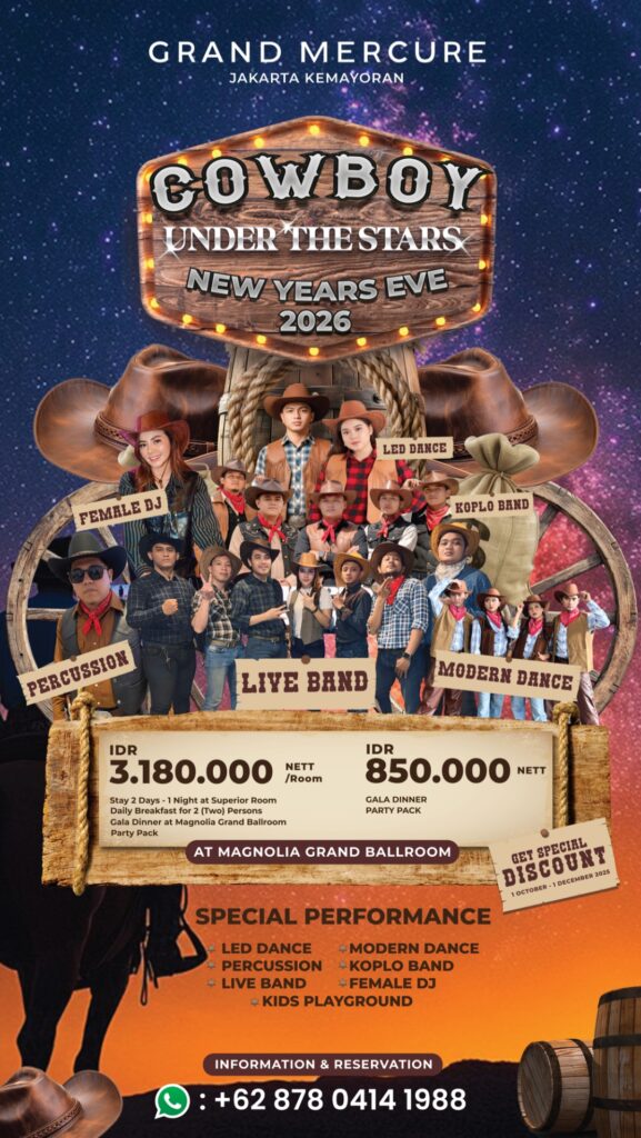 Kemeriahan Cowboy Under the STARS di Hotel Grand Mercure Jakarta Kemayoran