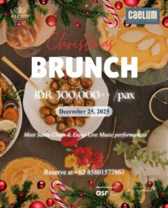 Menyambut Sinterklas dan Merayakan Christmas Brunch bersama CAELUM Dining & Lounge di Ascott Kuningan Jakarta