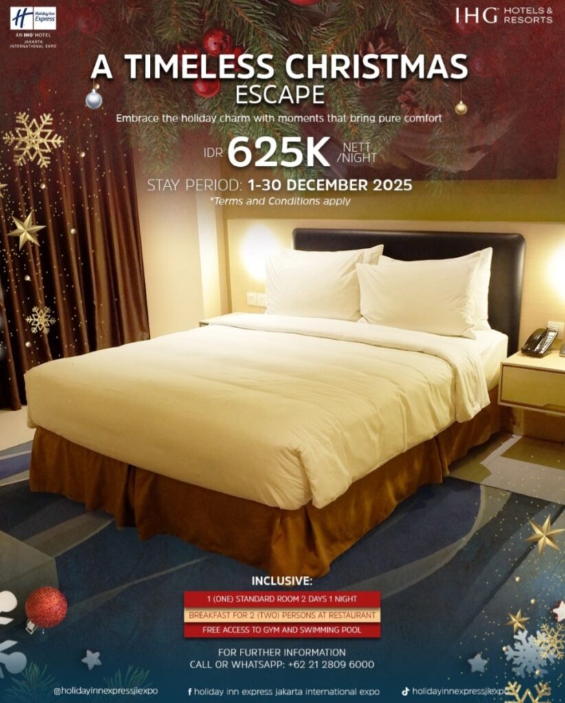 Holiday Inn Express Jakarta International Expo Hadirkan Promo A Timeless Christmas Escape