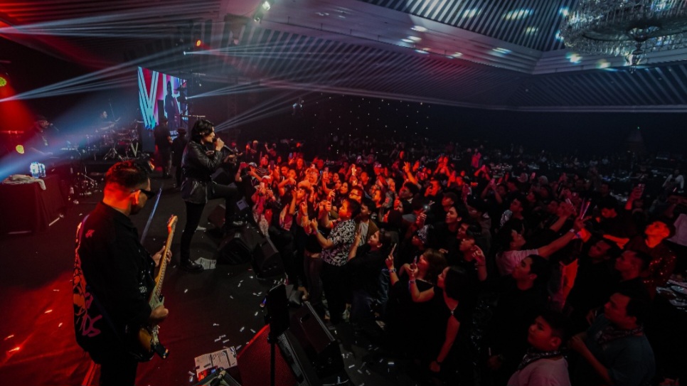 Virzha & Zealous, Grand Sahid Jaya Rayakan Tahun Baru Bertema Rock and Roll