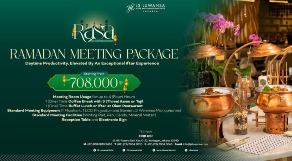 JS Luwansa Hotel and Convention Center Jakarta Ramadan Meeting Package