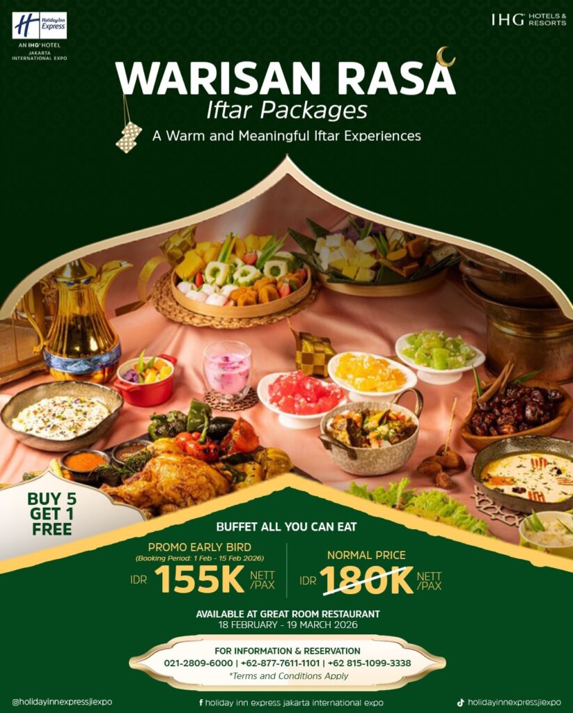 Holiday Inn Express Jakarta International Expo Hadirkan Promo Warisan Rasa Iftar Packages di Great Room Restaurant