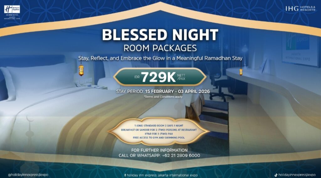 Holiday Inn Express Jakarta International Expo Hadirkan Promo “Blessed Night” Room Packages
