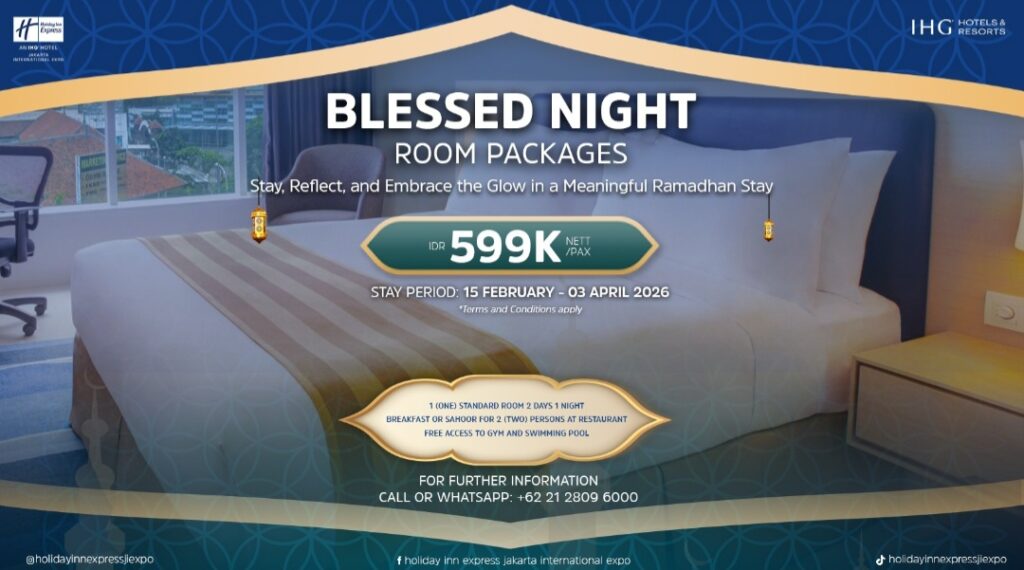 Holiday Inn Express Jakarta International Expo Hadirkan Promo “Blessed Night” Room Packages