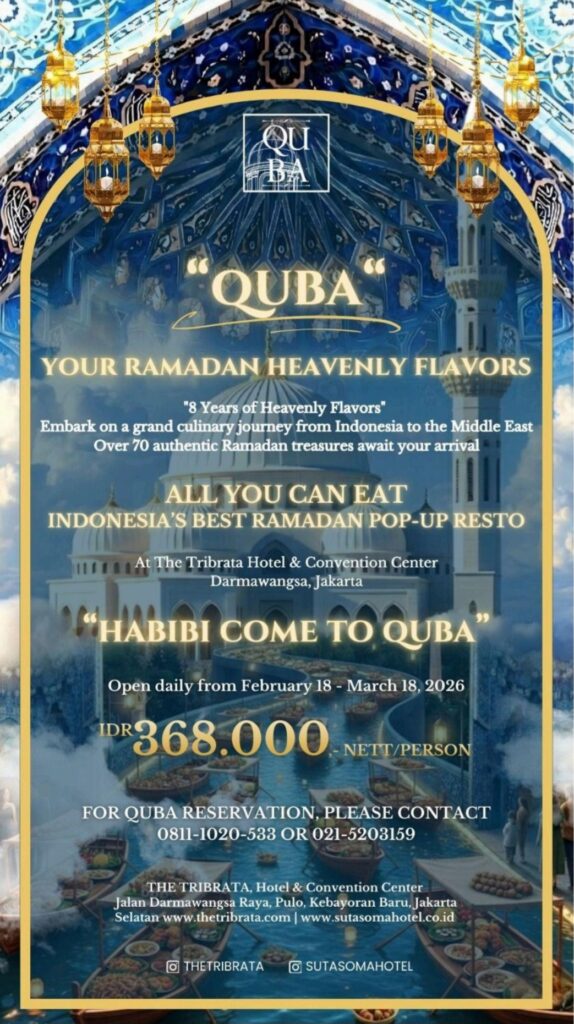 The Tribrata Darmawangsa Milestone 8 Tahun "QUBA": Hadirkan Perjalanan Kuliner "Heavenly Flavors"