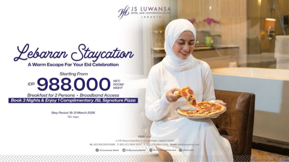 Lebaran Staycation di JS Luwansa Hotel and Convention Center Jakarta