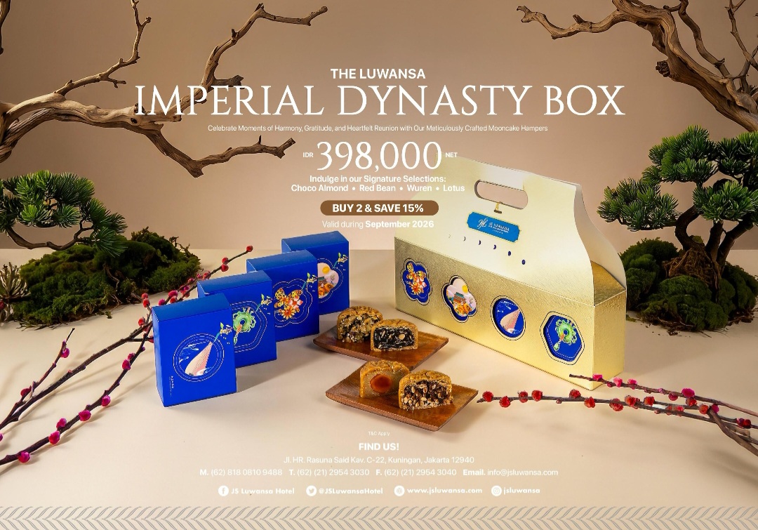 Sambut Momen Kebersamaan, JS Luwansa Hotel Mempersembahkan “Imperial Dynasty Box” Mooncake Hampers